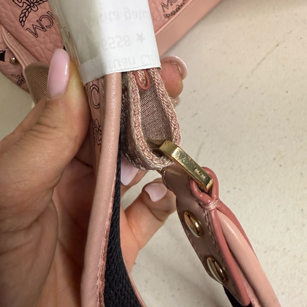 MCM Pink Mini Backpack - Picture 6 of 9